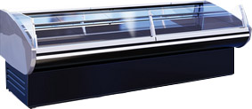 Среднетемпературная холодильная витрина MAGNUM SG 3750 Д с боковинами