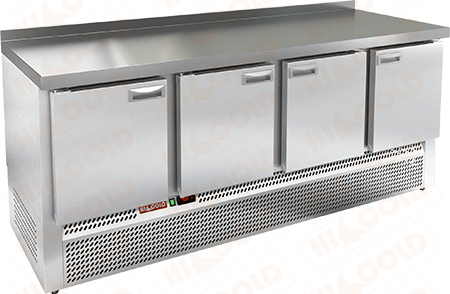 Стол охлаждаемый с полимерным покрытием (RAL 7004)  HICOLD  GNE 1111/TN W