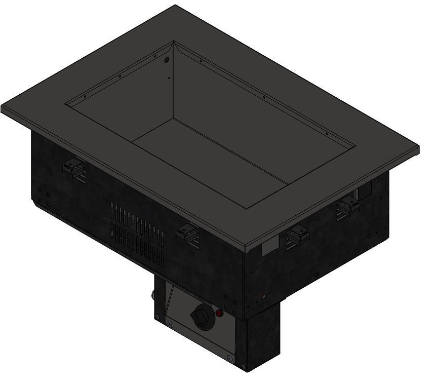 Мармит для вторых блюд компактный встраиваемый RM21DК Drop In 700x500x395мм