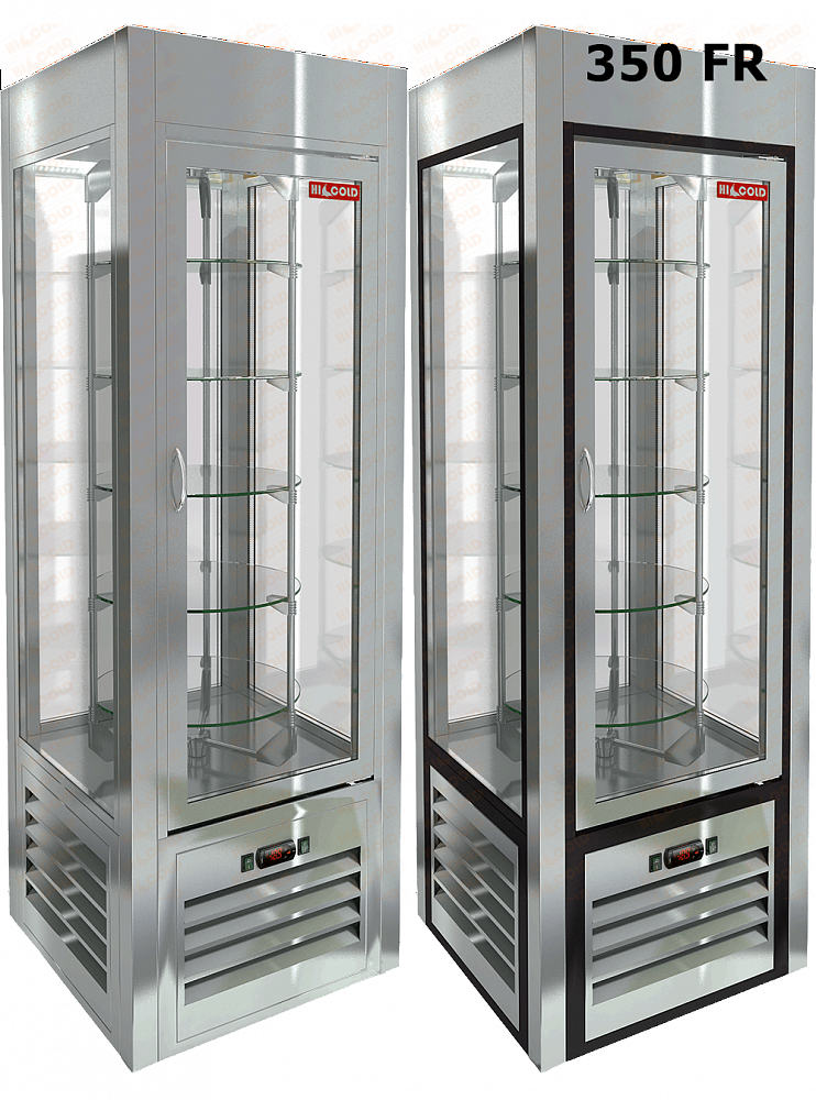 Витрина кондитерская вертикальная  HICOLD  VRC 350 R SH