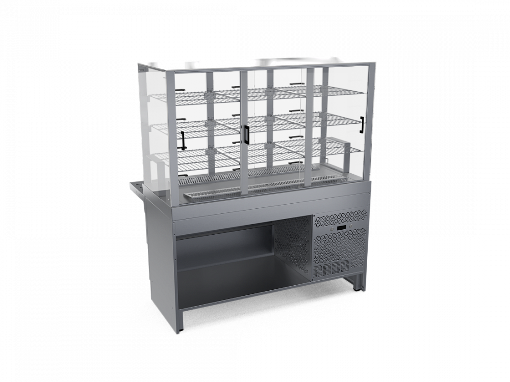 Прилавок-витрина холодильный закрытый 1500