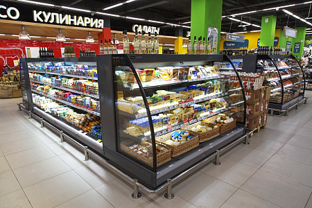 Холодильная горка "Рига" ВС65 – 2200 (торец)