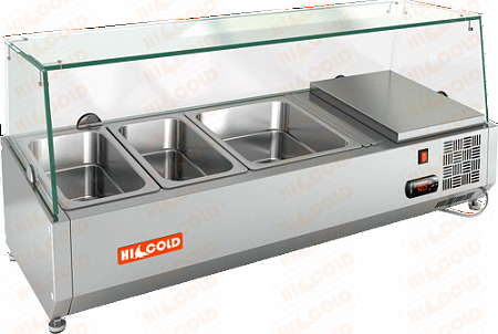 Настольная витрина для ингредиентов HICOLD VRTG