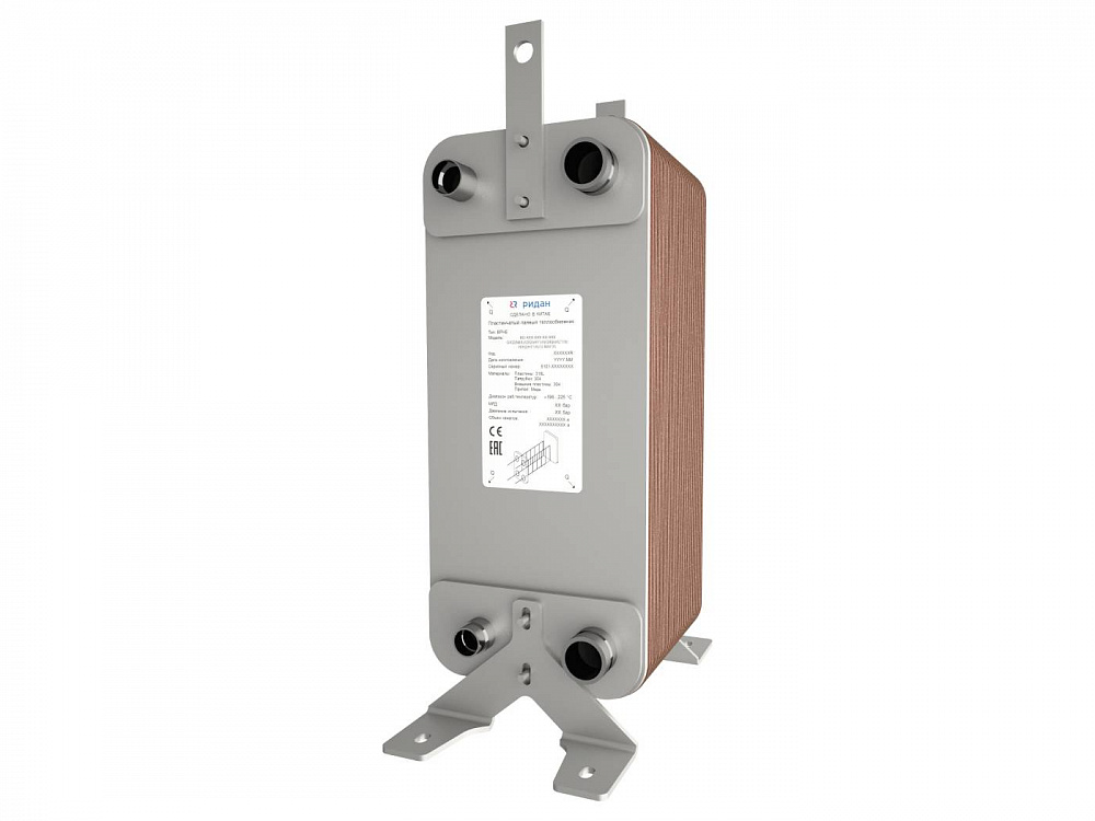 BPHE_RD-200-200-3,0-H-Q3Q4(H2''5/8)/H1H2(H3''1/8)/8-M10*25 Теплообменник пластинчатый паяный