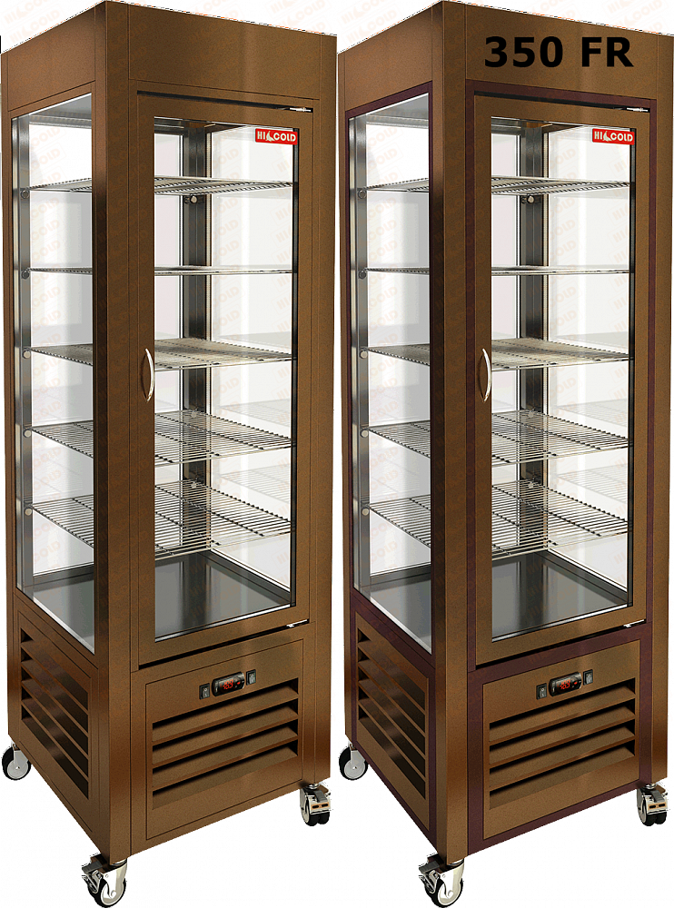 Витрина кондитерская вертикальная  HICOLD  VRC 350 FR