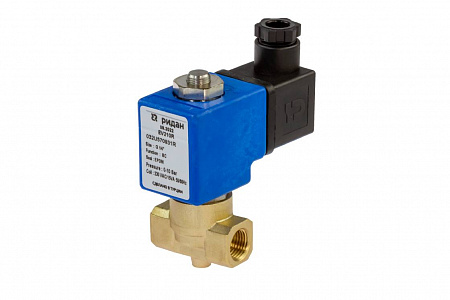 Клапан электромагнитный EV210R, G 1/4, Ду 4 мм, EPDM, нормально закрытый, 0…9 бар, с катушкой 24В, пост.ток